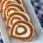 Carrot Cake Roll with Velvety Cream Cheese Frosting