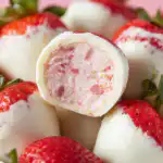 White Chocolate Strawberry Truffles