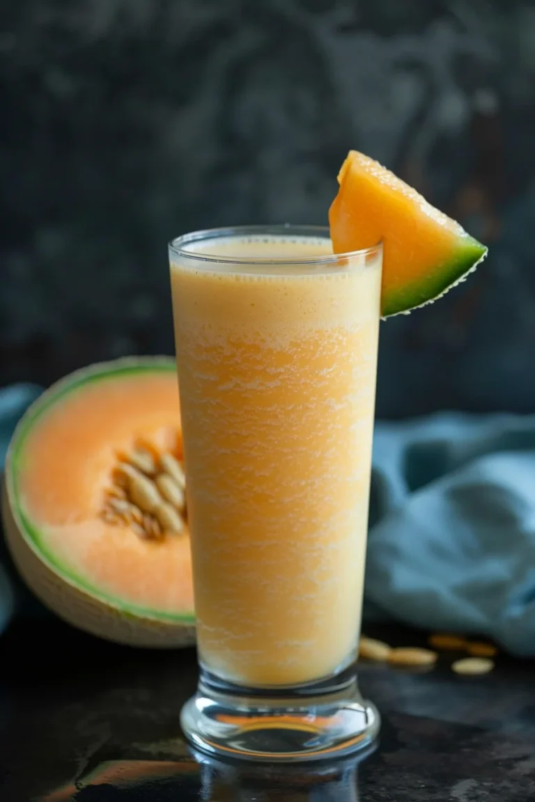3-Ingredient Cantaloupe Smoothie