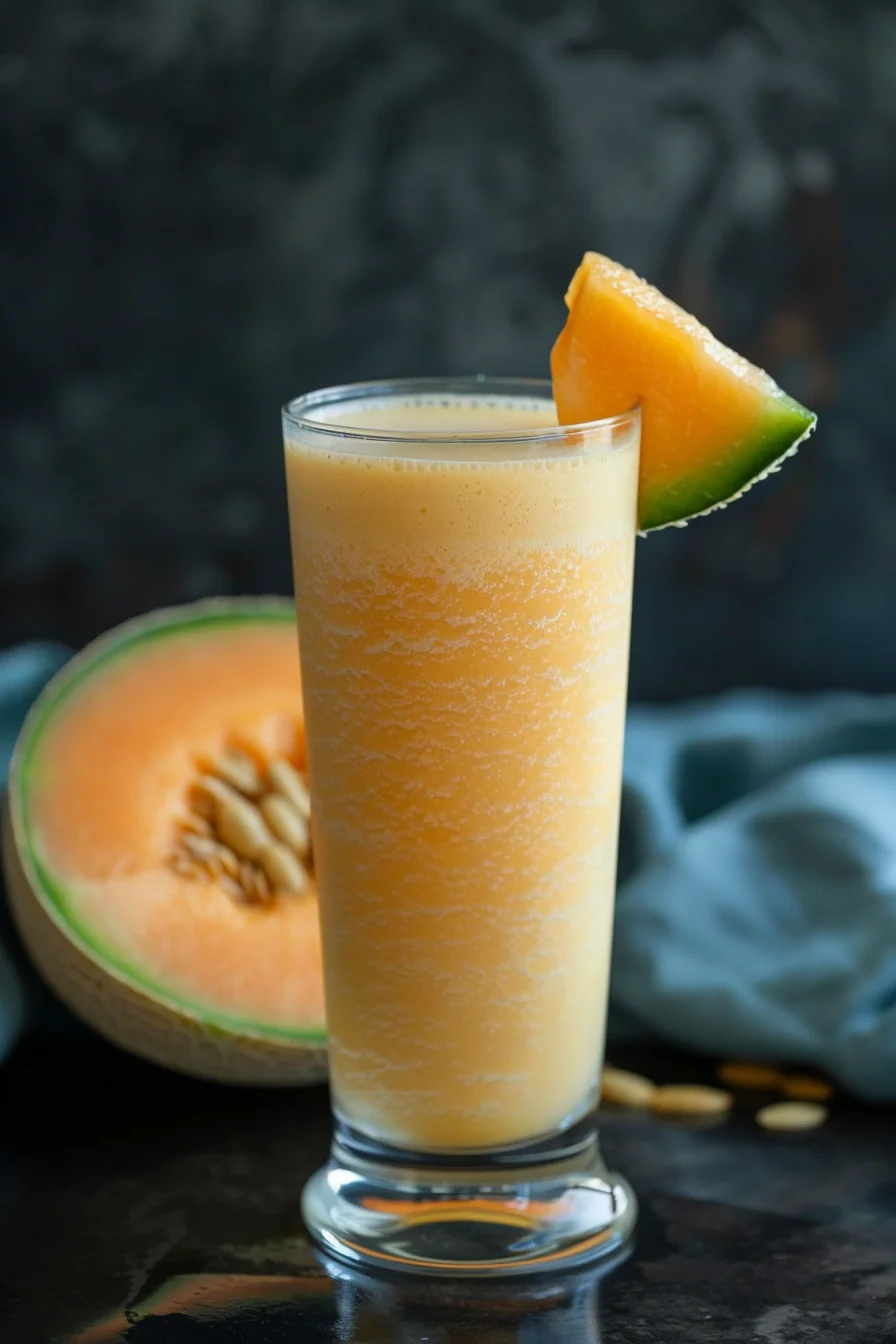 3-Ingredient Cantaloupe Smoothie