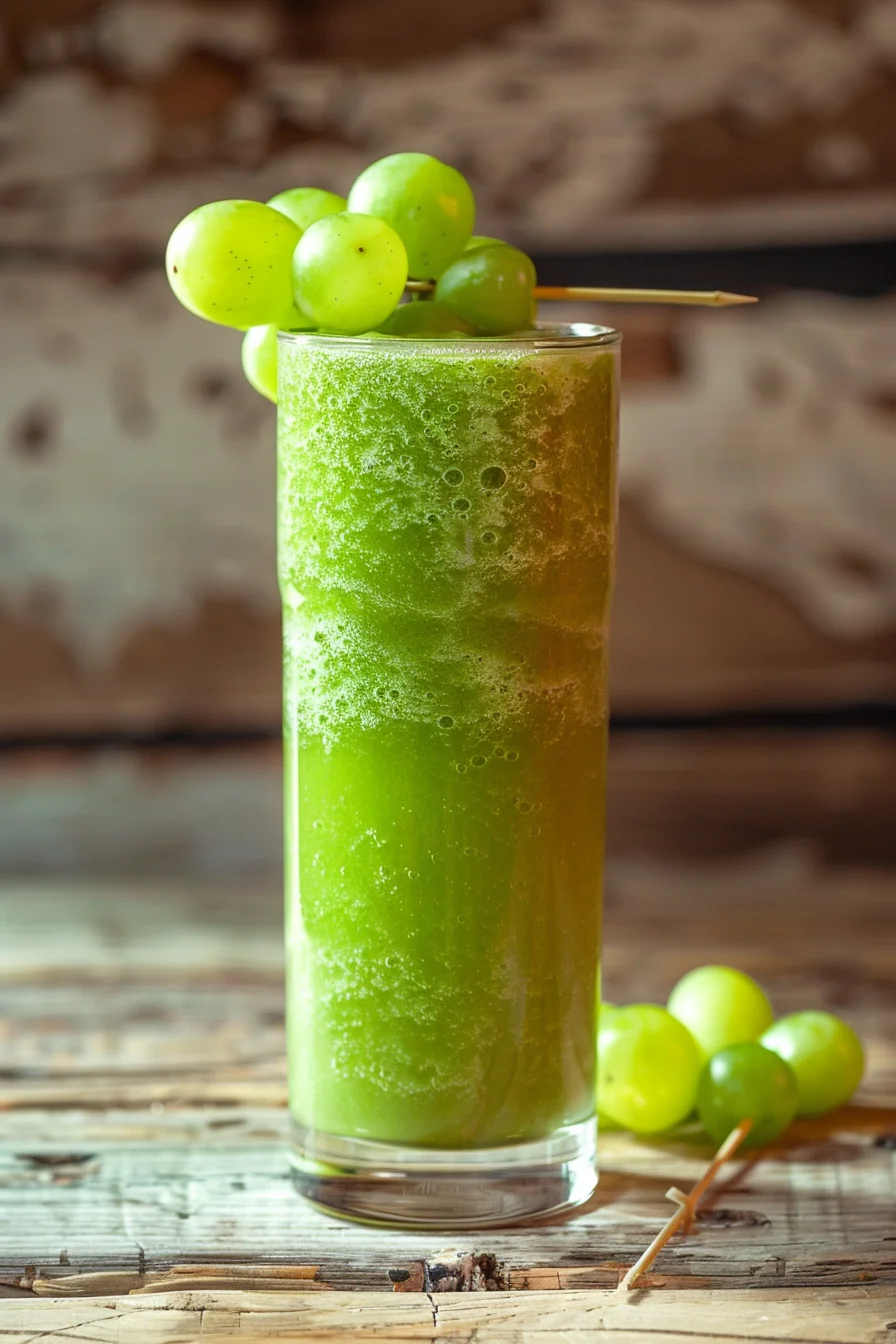 3-Ingredient Green Grape and Kale Smoothie