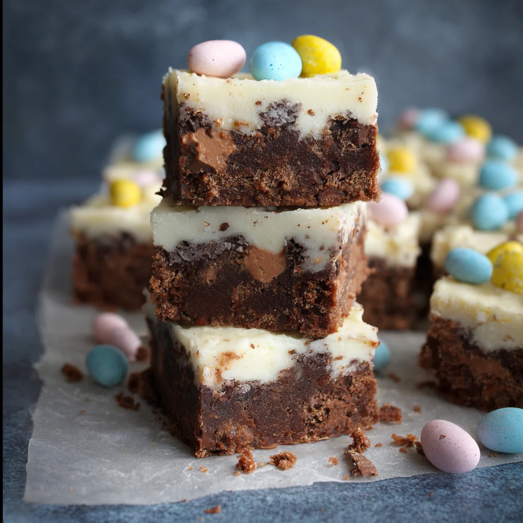 Chewy Easter Malted Cookie Bars