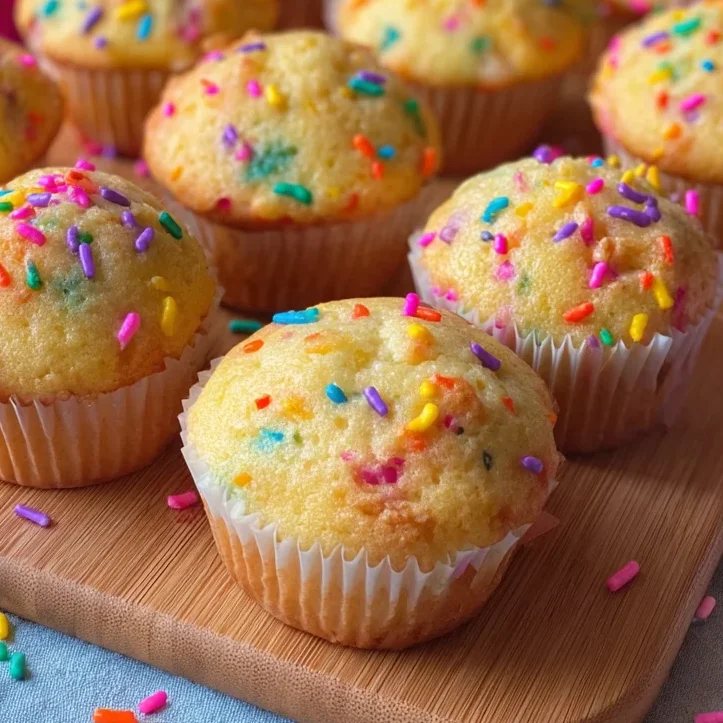 Funfetti Greek Yogurt Muffins