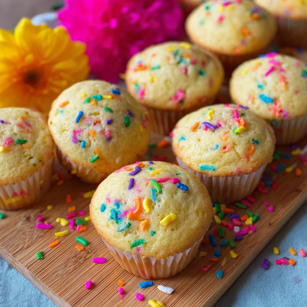 Funfetti Greek Yogurt Muffins