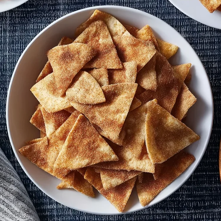 Baked Cinnamon Sugar Tortilla Chips