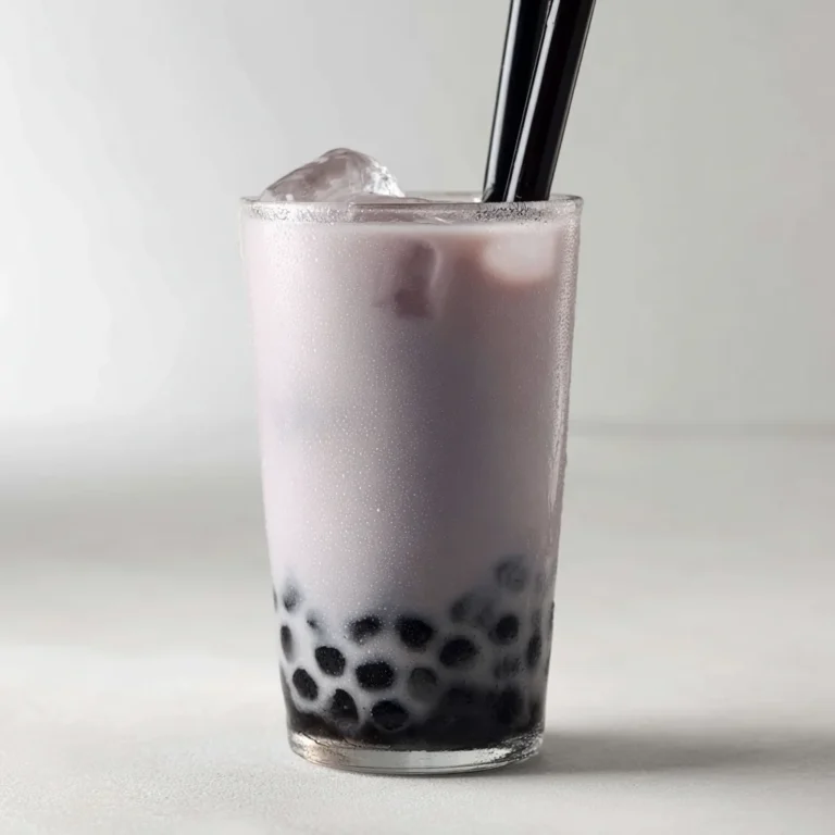 Creamy Black Sesame Milk Tea