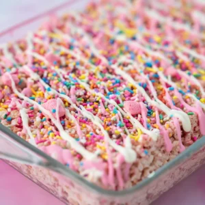 Circus Animal Cookie Rice Krispie Treats