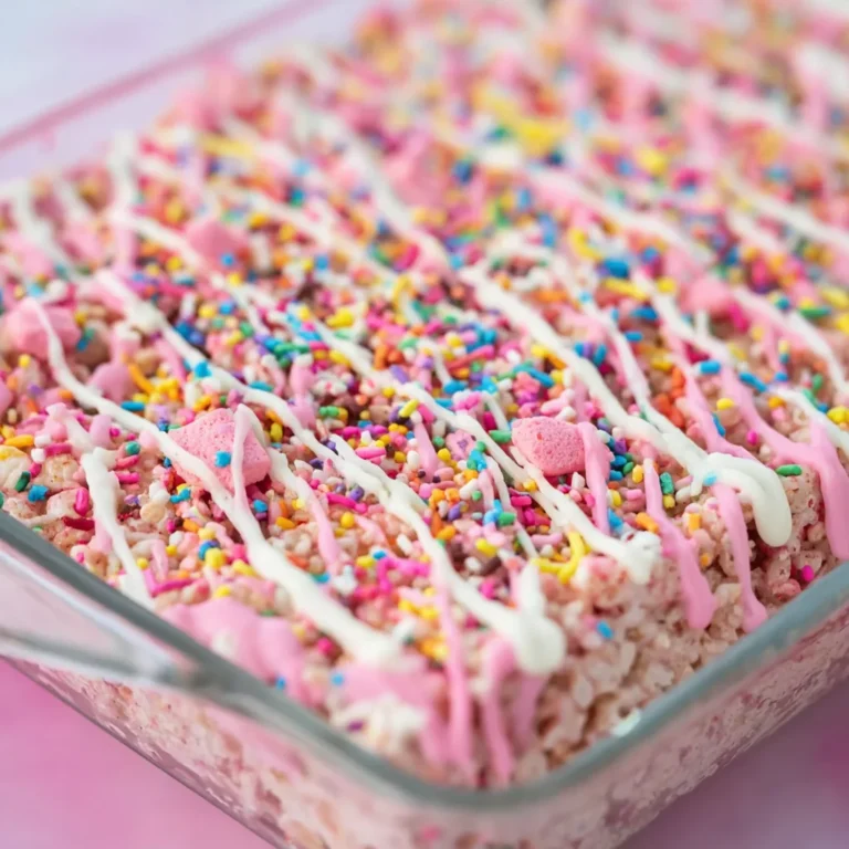 Circus Animal Cookie Rice Krispie Treats