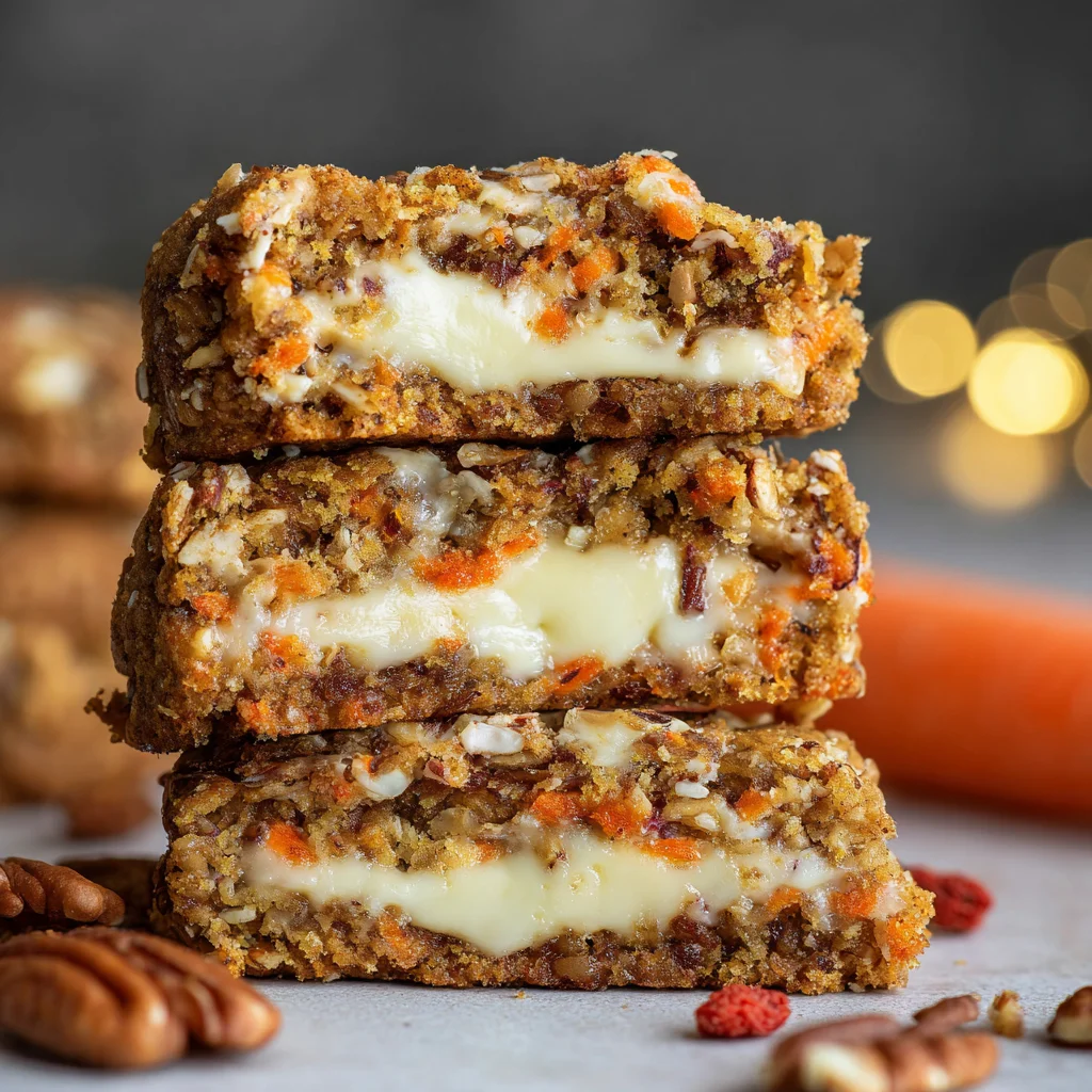 Stuffed Carrot Cake Cookies