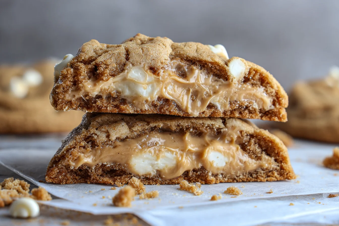 Biscoff Cookie Butter Cheesecake Cookies