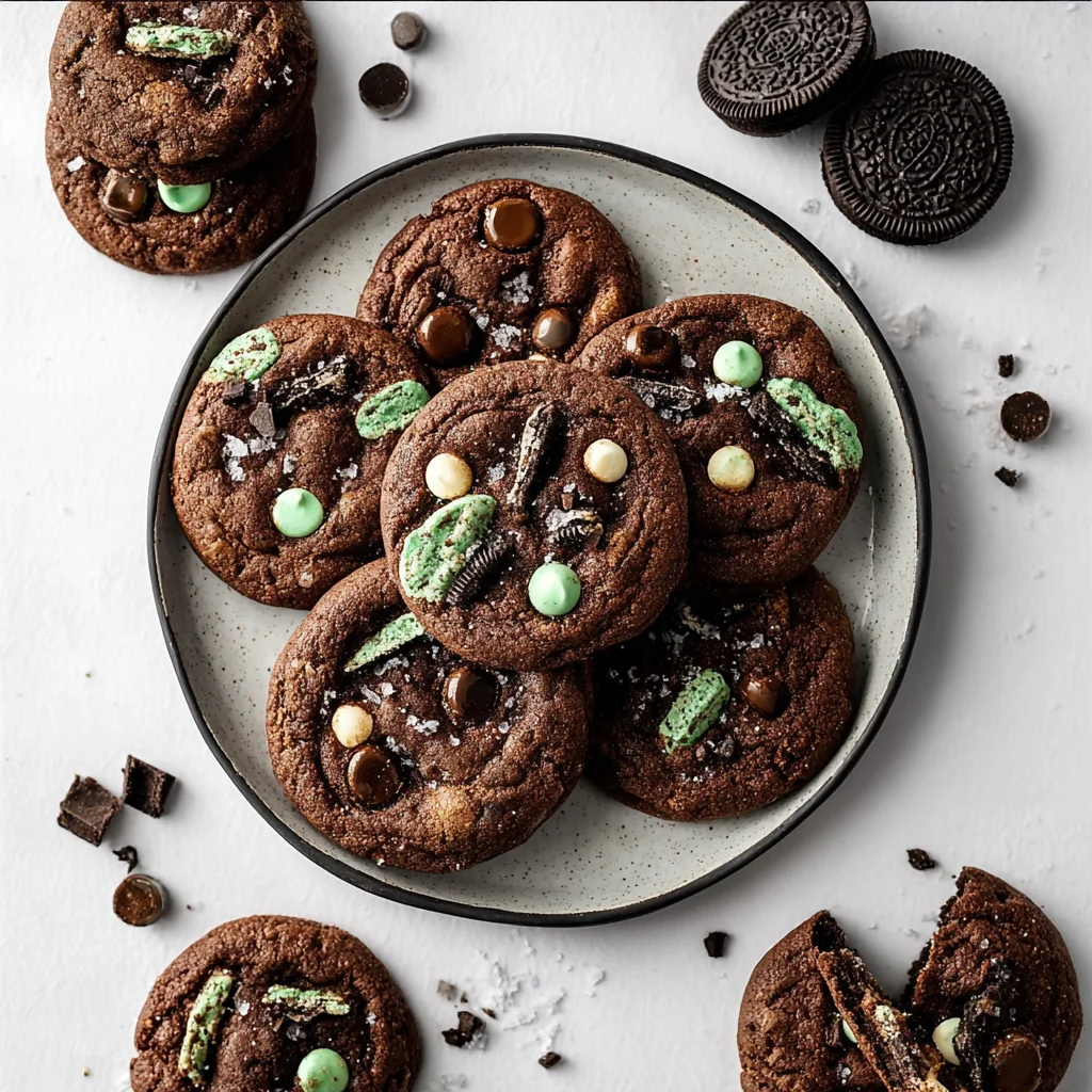 Chocolate Mint Oreo Cookies