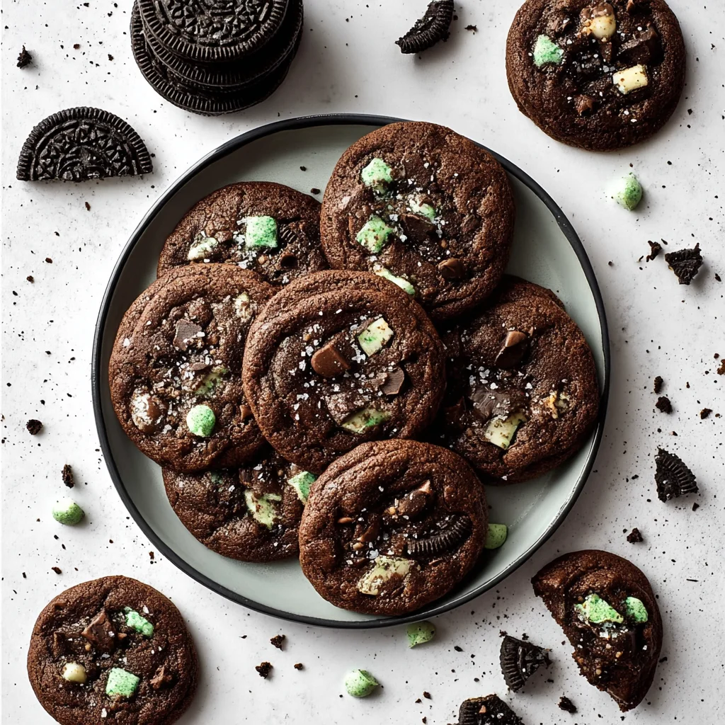 Chocolate Mint Oreo Cookies