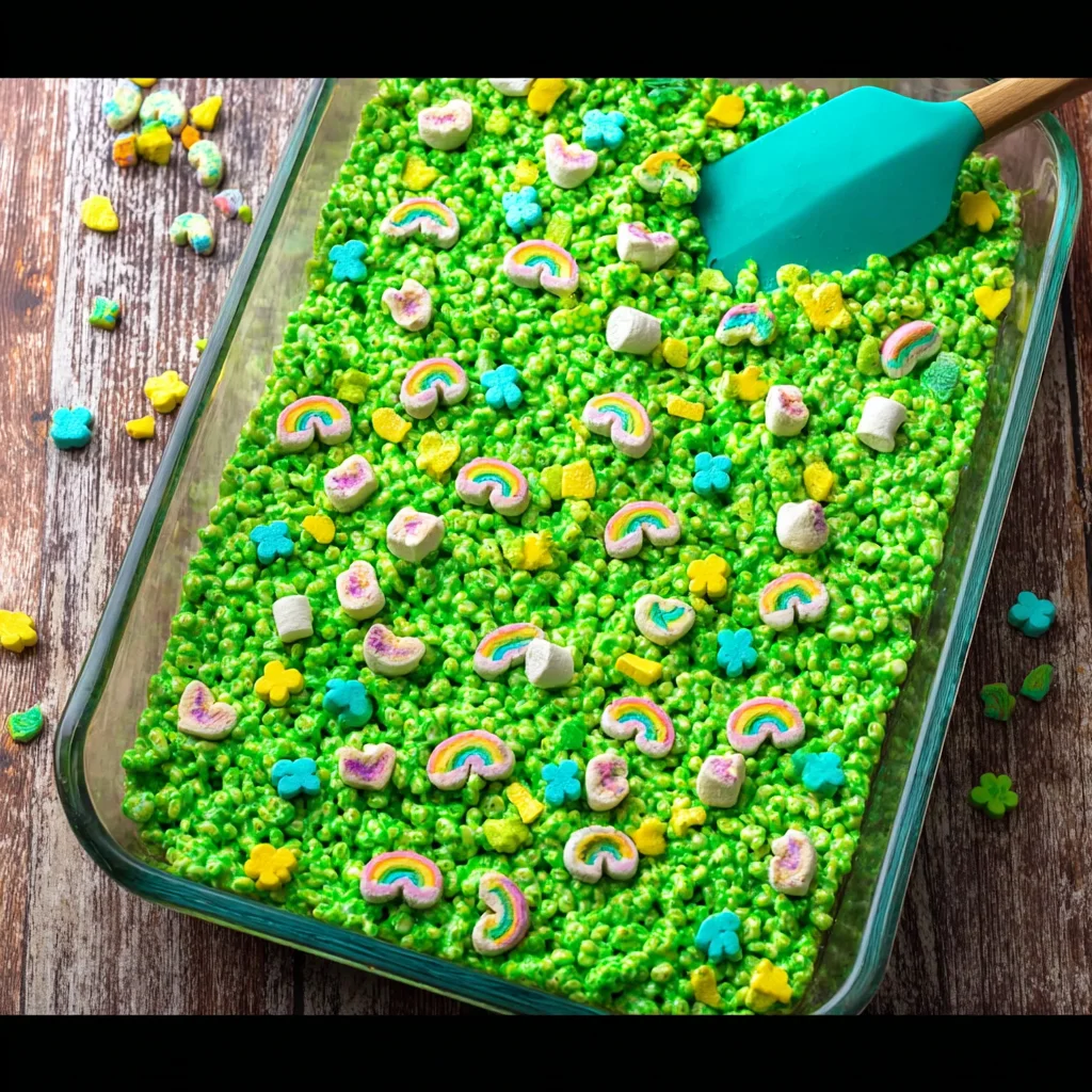 St. Patrick’s Day Lucky Charms Cereal Bars