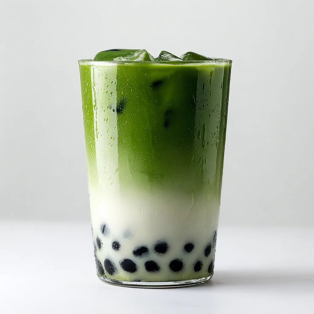 Brown Sugar Matcha Boba