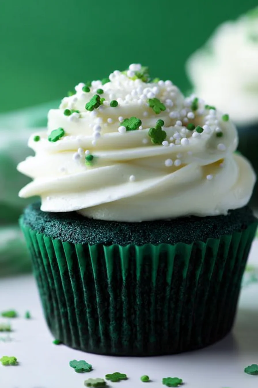 Green Velvet Cake and Cupcakes