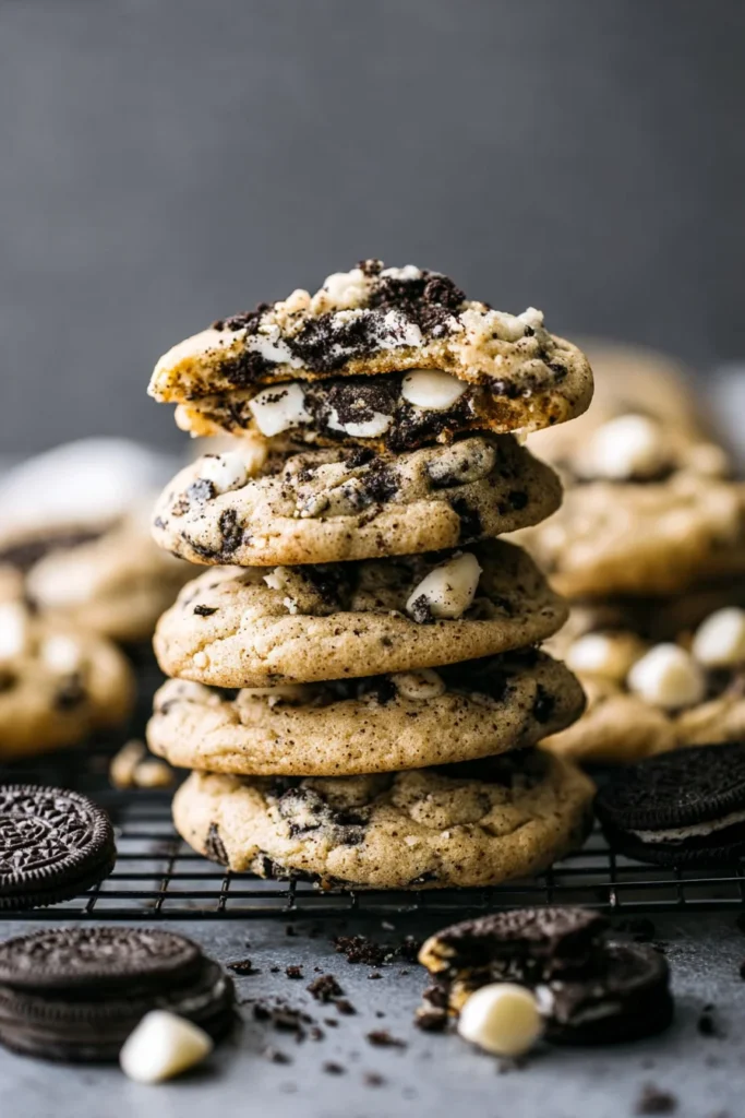 Oreo White Chocolate Chip Cookies