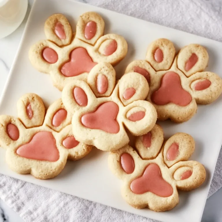Paw Print Sugar Cookies