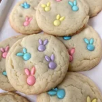 Easter Bunny M&M Cookies