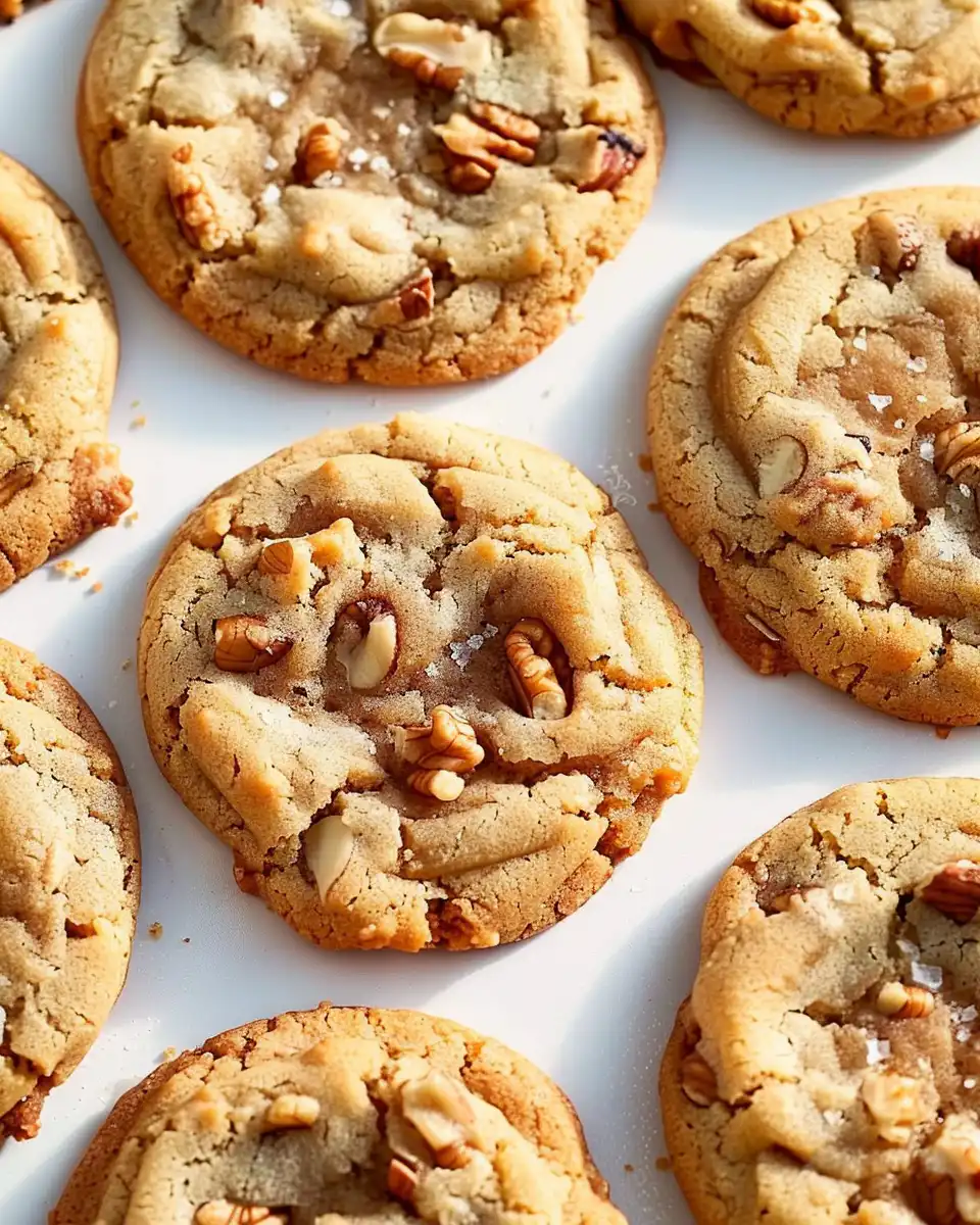 Brown Butter Pecan Toffee Cookies