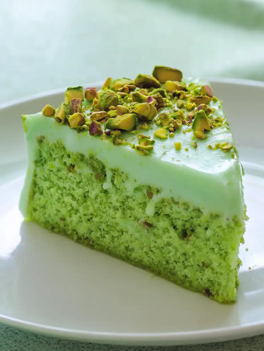 Moist Pistachio Cake Recipe