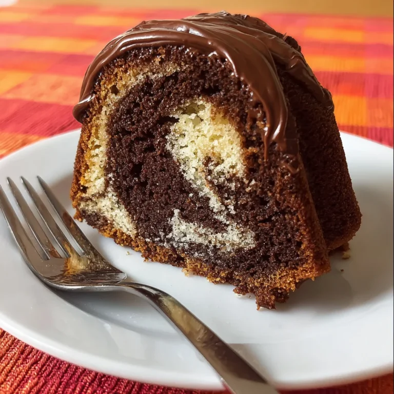 Classic Marble Bundt Cak