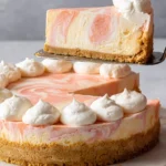 No-Bake Orange Creamsicle Cheesecake