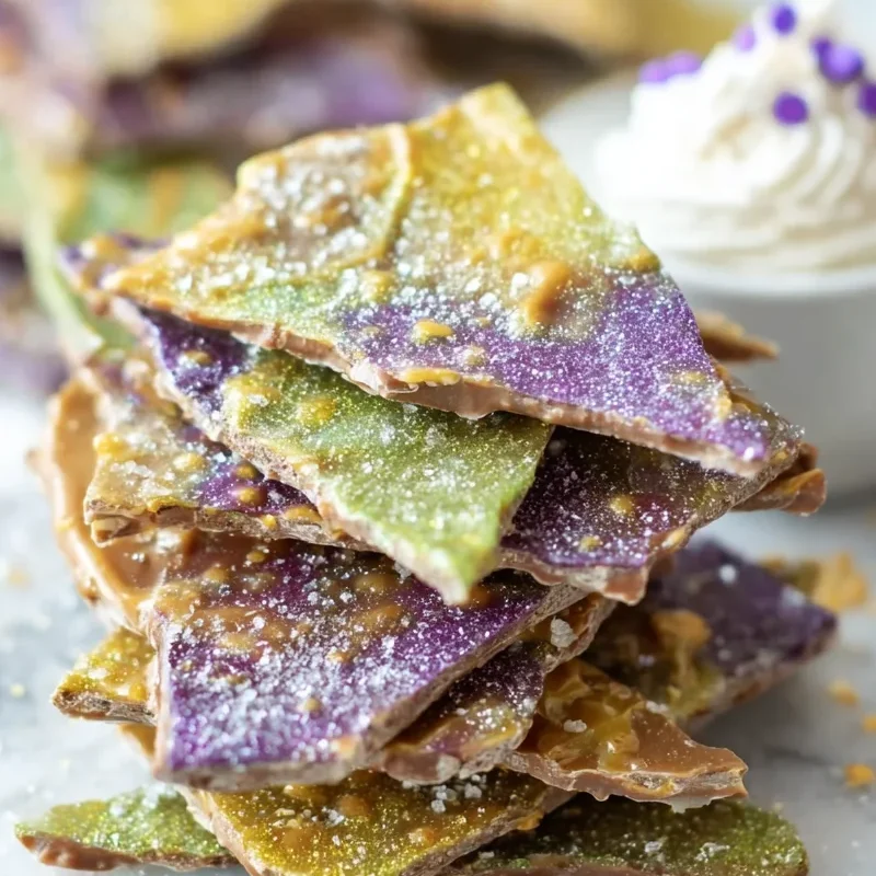 King Cake Toffee