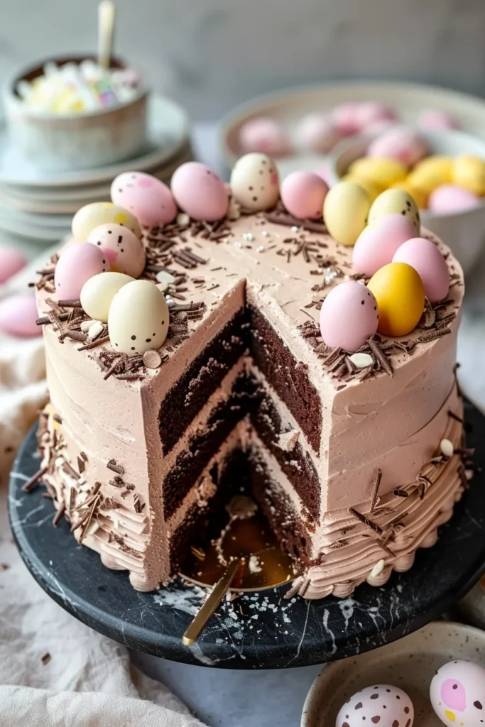 Mini Egg Speckled Cake