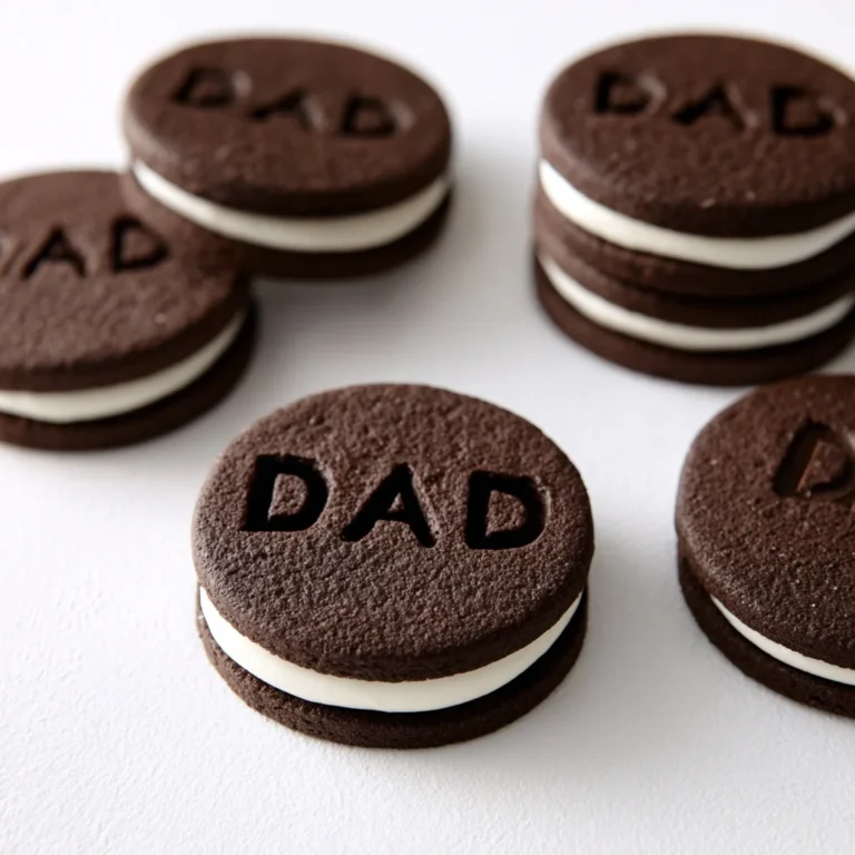 Father’s Day Chocolate Sandwich Cookies