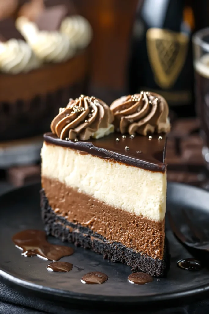 Guinness Chocolate Cheesecake