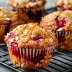 Strawberry Oatmeal Muffins