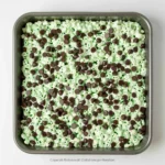 Mint Chocolate Chip Rice Krispie Treats