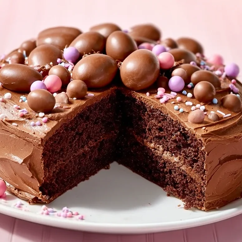 Chocolate Easter Egg Cake