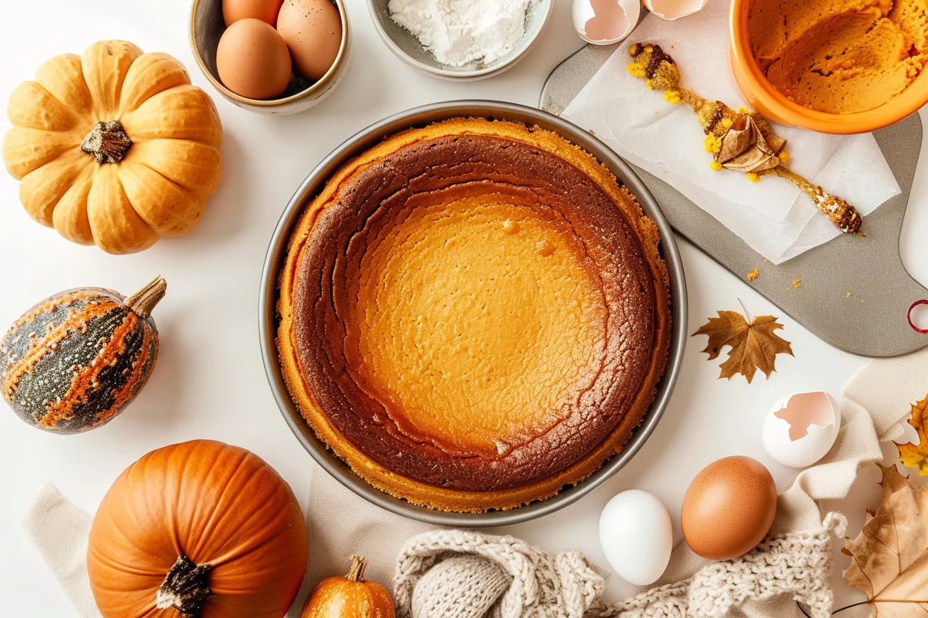 Pumpkin Basque Cheesecake