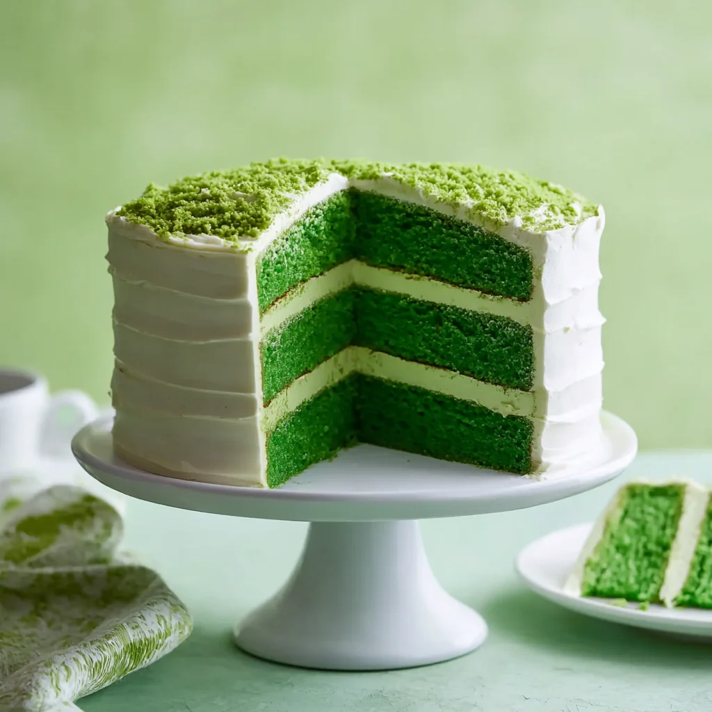 Green Velvet Cake