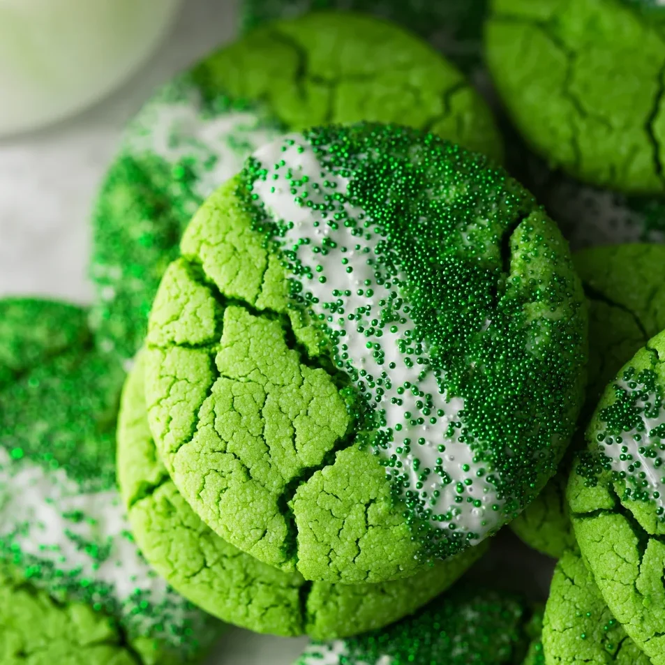 Green Cake Mix Cookies