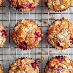 Strawberry Oatmeal Muffins