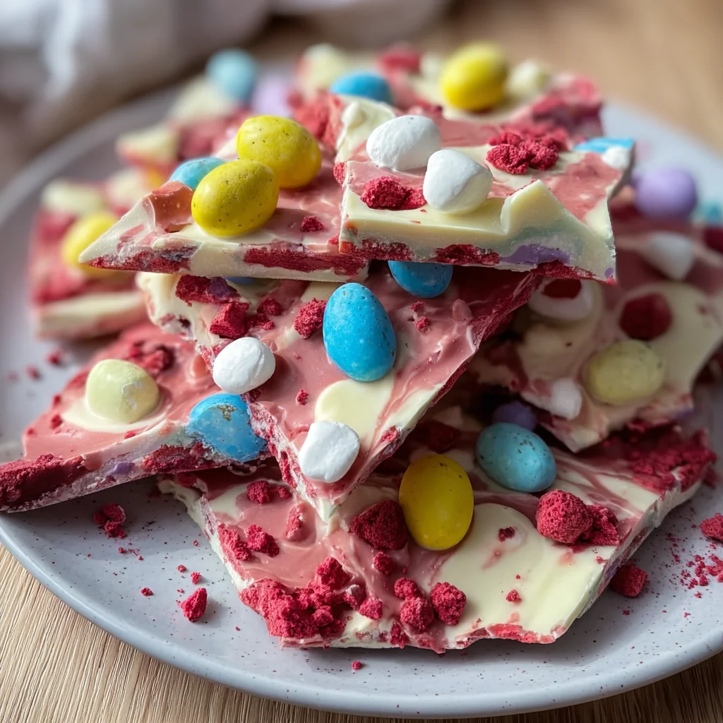 Triple Chocolate Easter Bark