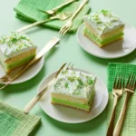 St. Patrick's Day Lime Poke Cake