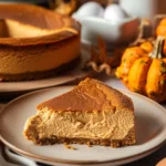 Pumpkin Basque Cheesecake