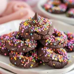 Chocolate Kiss Brownie Cookies