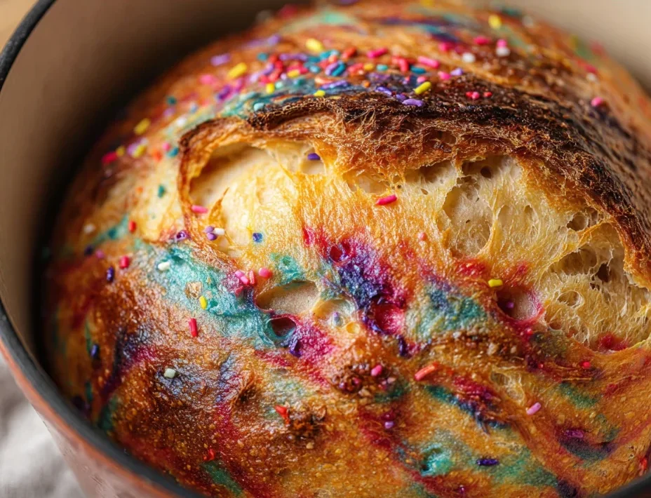 Funfetti Sourdough Bread
