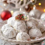 Confetti Snowball Cookies