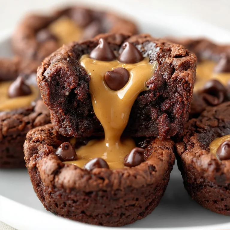 Peanut Butter Brownie Bites (Easy 4-Ingredient Upgrade!)