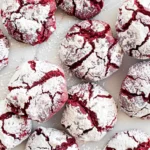 Soft & Chewy Red Velvet Crinkle Cookies