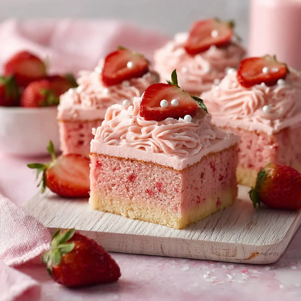 Strawberry Sheet Cake