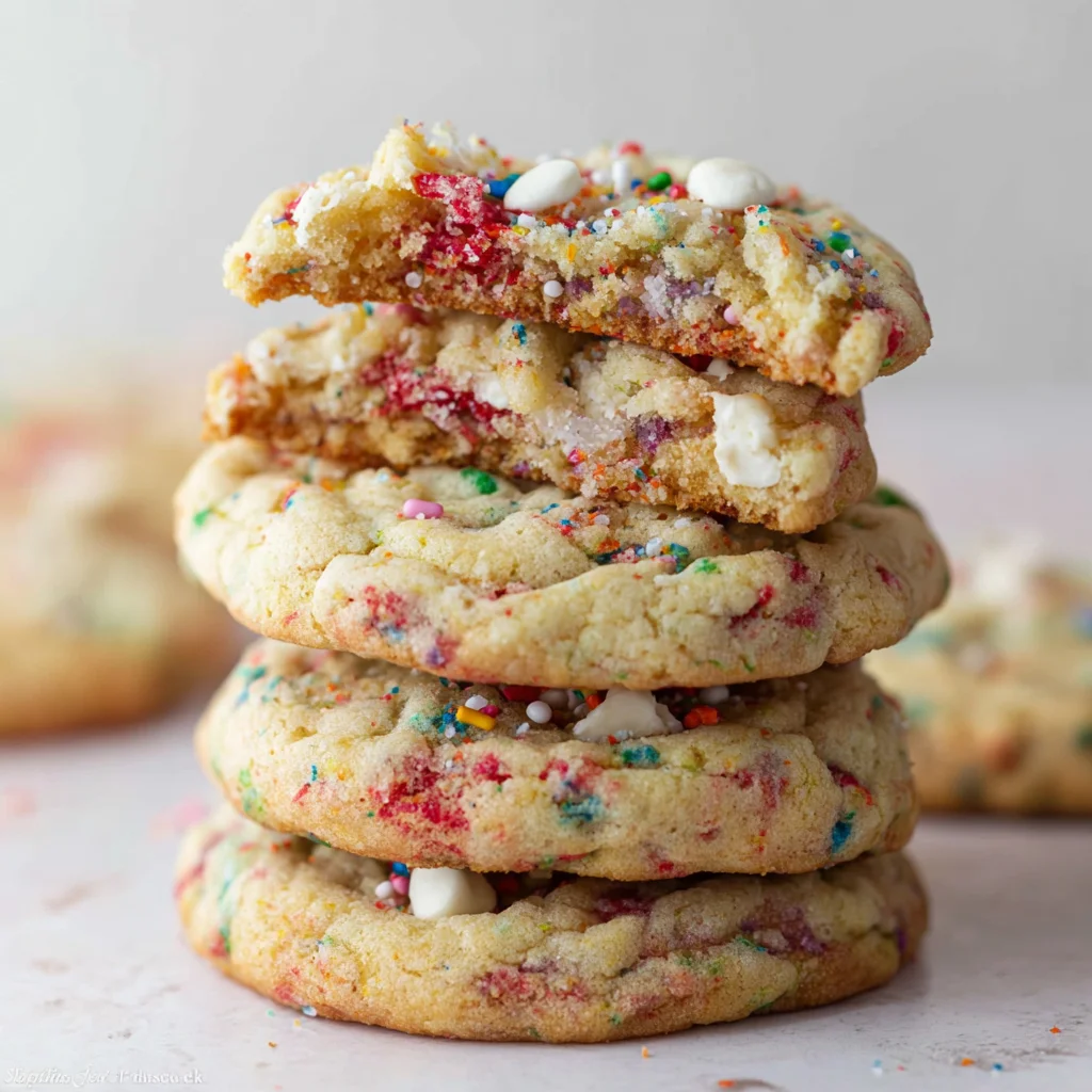 Soft & Chewy Strawberry Pop-Tart Cookies
