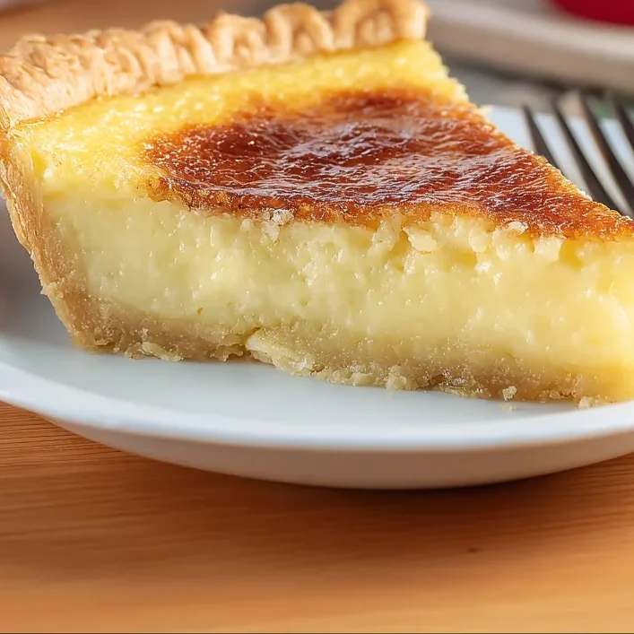Old-Fashioned Lemon Sponge Pie