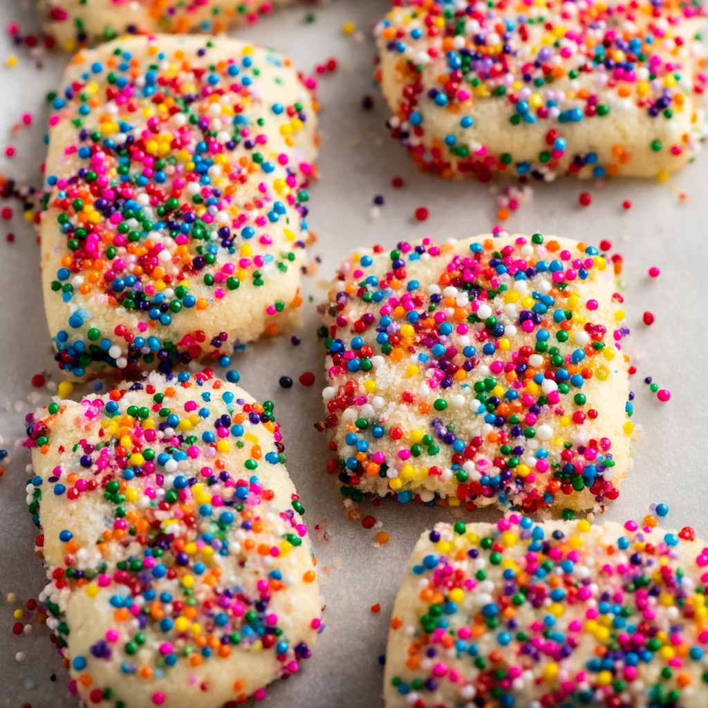 Rainbow Sprinkle Butter Cookies