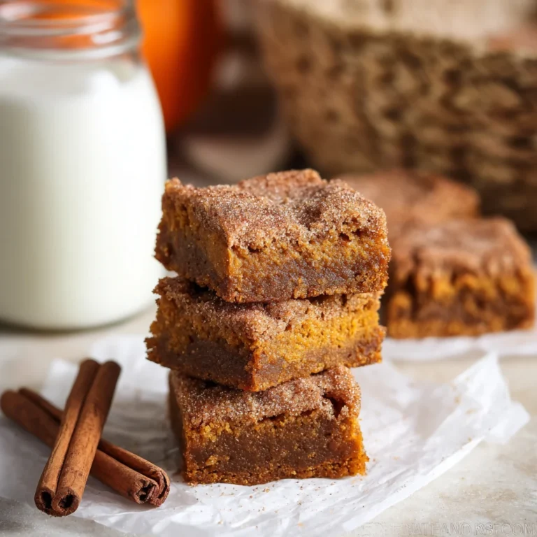 Fudgy Snickerdoodle Chickpea Cookie Bars